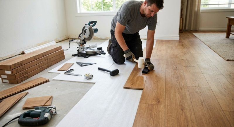 Laminate Floor Installation in Hydes, MD