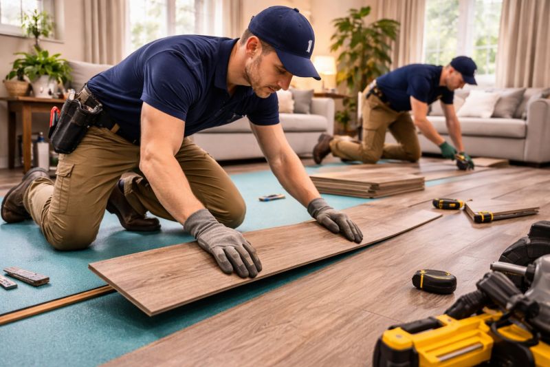 Laminate Floor Replacement in Fallston, MD