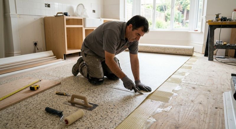 Linoleum Floor Installation in Olney, MD