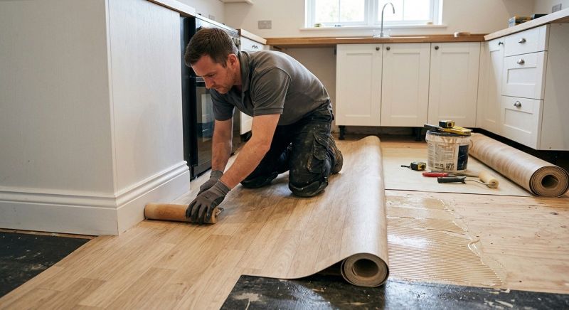 Sheet Linoleum Installation in Randallstown, MD