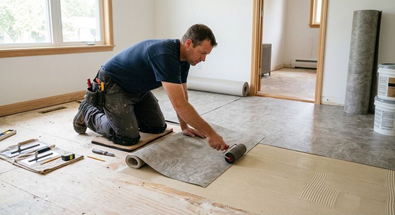 Sheet Vinyl Installation in Owings Mills, MD