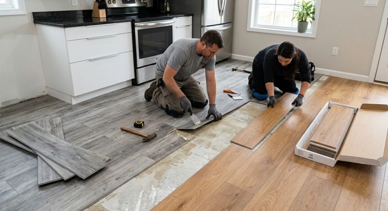 Vinyl Tile Replacement in Owings Mills, MD